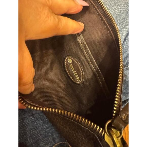 MULBERRY LEATHER WRISTLET (600 - Picture 6 of 8